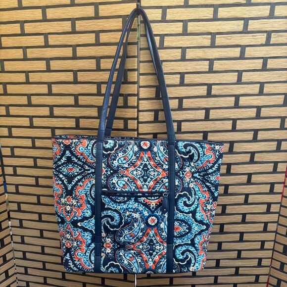 Vera Bradley‎ Blue Tote Bag - Picture 2 of 7